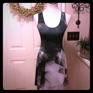 COWCOW Brand Triangle Design Skater Dress